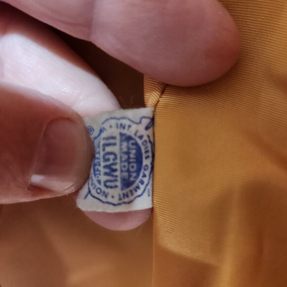 Vintage 100% Camel Hair Union Made Tan Long Coat Trench/Pea Women's with Pockets - Picture 6 of 13